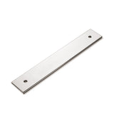 khtumeware 5 Pack 6 Square Backplate 5 128mm Center-Center, Polished Nickel Backplate for Pulls