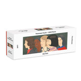 Galison MoMA Alex Katz Five Women Panoramic Puzzle from Galison - Landscape Jigsaw Puzzle of MoMa's Famous Screen Print, 39 x 14