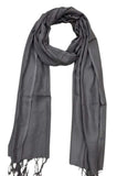 Monika Collection WomenS Light And Soft Rayon Stole (Grey)