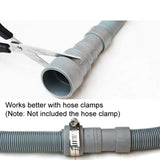 1 Piece 4.9Ft (1.5M) Universal Wash Machine Drain Extension Hose Washing Machine Extension Washing Pipe Dishwasher Drain Hose