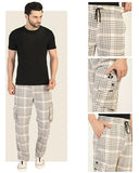 Toplot Men'S Regular Casual Pants (Chex-Trouser-5208-Off 34_Off White,Off White,34,B0DJKV89J5