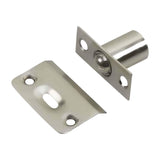 10 Pack Rok Hardware Brushed Nickel Adjustable Large Closet Cabinet Ball Catch Latch with Radius Corners and Strike, ROKBCBN
