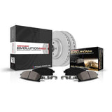PowerStop Brake Kit For RX330 2004-2006, RX350 2007-2009, RX400h 2006-2008, Highlander 2006-2007 [Model Specific] - Front Coated