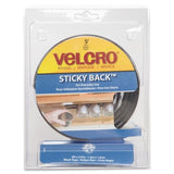 Wholesale CASE of 25 hook and loop Brand Sticky Back TapeTape Dispenser, 3/4x5 Tape, Black