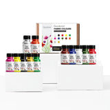 GRANOTONE Fabric Paint Set 12 Colours 50 ml Each Non Toxic for Clothes and DIY Art