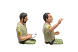 Seated Sheriff Officers 2 Piece Figure Set For 1:18 Models By American Diorama 23831