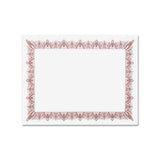 Geographics Blank Certificate Diploma Award with Classic Red Decorative Border, 8.5 x 11 (Pack of 25)