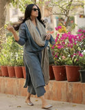 Gosriki Women'S Rayon Blend Straight Solid Kurta With Pant & Dupatta (Raja Saab Grey-Vks01-Gs_3Xl_Grey_Xxx-Large),Grey,3,B0DG2YSYLC