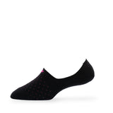 Young Wings WomenS_Socks Black Colour Cotton Fabric Design Free Size NoShow Length Casuals Wear Socks Pack Of 1 9012W1