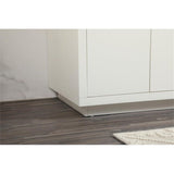 Elegant Decor Blake 42 Aluminum Alloy Mdf Single Bathroom Vanity In White