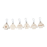 Ecomistiq Wood Knitting Stitch Marker Removable Multifunction For Knitting Spare Parts 6 Pieces | Notions & Tools | Crocheting &