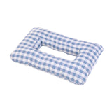 Heavenglow Ear Piercing Pillow Cushion Soft Ear Guard Pillow For Travel Relaxing Office Blue|Bed Pillows|Home Garden