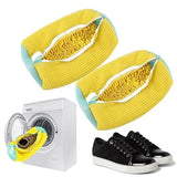 Buroxy Shoe Washing Machine, Invisible Zipper Side Opening Bag For Washer And Dryer, Shoe Laundry Bags For Sneakers, Reusable Sh