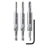Set of 3 Snappy Tools Hinge Bits 5/64, 7/64, 9/64 Spring Loaded Self Centering. Made In The USA.