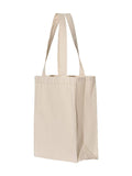 Q-Tees 12L Gussetted Shopping Bag One Size Natural