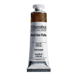 Williamsburg Artist Oil Colors by GOLDEN, Nickel Azo Yellow, 37 ml tube, Professional Oil Paint, Transparent