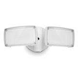 LUTEC LED 3500 Lumen 32W 5000K Integrated Dual-Head Flood Light Outdoor Dusk to Dawn Waterproof Exterior Security Wall Light for
