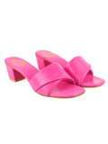 Shoetopia Stylish Solid Pink Block Heels For Women & Girls /Uk4,Pink,4,B0BYP9HJS8