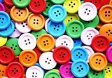 Eclet Diy Wooden Buttons Used In Sewing, Scrap Booking, Art And Craft, Decorations (Multicolor, 1.5 X 1.5 Cm) - 66Pieces