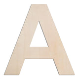 MGTECH 12 Inch Large Wooden Letter A, 1/4 in Thick Big Wood Letter for Crafts and Wall Decor