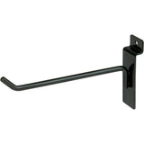 Econoco 6 Slatwall Deluxe Hooks, Slatwall Hooks, Display Hooks for Panel, Black, (Pack of 96)
