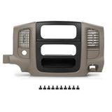 G-PLUS Center Dash Radio Bezel Trim Panel w/Storage Compatible with Dodge Ram 1500 2002-2005/Fits Dodge Ram 2500 3500 2003-2005 