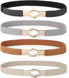 Bestottam Women Wide Elastic Belts For Dress, Jeans, Leggings, Pents, Junk Skirt Fashion Stretchy Waist Belts For Ladies With Go