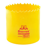 Starrett Bi-Metal Deep Cut Hole Saw with Abrasion Resistant HSS Teeth - Ideal for Cutting Metal, Steel, and Wood - 2-1/4 Diamete