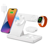 Magnetic 3 in 1 Wireless Charging Station for Magsafe iPhone 12-17 Series, Charging Station for Multiple Devices, Mag-Safe Wirel