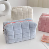 XPONNI Small Cosmetic Bag Cute Makeup Bag Y2k Accessories Aesthetic Make Up Bag Y2k Purse Cosmetic Bag for Purse (white)