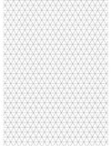inr |Isometric Dots Grid Line A3 Paper | 5 mm Distance Between Dots |Equilateral 3D Triangle Graphical Shapes | Pack of 96 Sheet