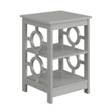 Convenience Concepts Ring End Table, Gray