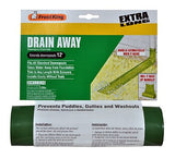 Frost King DE300 Standard Plastic Drain Away Downspout Extender, Extends 12Feet, Green