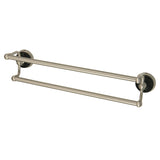 Kingston Brass BA91318BN Water Onyx Dual Towel-Bar, Brushed Nickel