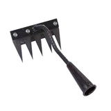 Ecomistiq Weeding Rake Garden Hand Rake For Tilling Soil Cultivating Vegetable Plowing 5 Teeth|Rakes|Gardening Tools |Gardening|