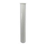 Keeney1012WK 11/2 x 12 Plastic Flanged Sink Tailpiece, White