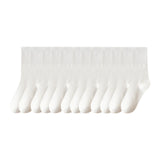Enakshi 6 Pair Mid Calf Socks Stocking Elastic for Outdoor Activities Leisure Casual for Adults Women 6 White|Clothing Shoes & A