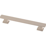 FRANKLIN BRASS Tiered Foot (10-Pack) Cabinet Handles 5-1/16 Hole Center Pulls | Satin Nickel Hardware Kitchen Door, Drawers, Dre