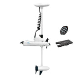 PARKHO HASWING Electric Trolling Motor - 12V 55LB 48 Inch Shaft Cayman B Bow Mount Boat Fishing Saltwater Freshwater with Remote