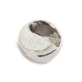 Fulling Mill Slotted Tungsten Beads 1.5 mm 1/16 in Silver Nickel