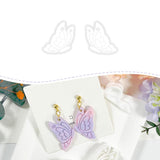 Xaekicr Butterfly Wings Polymer Clay Cutters - Clay Cutters for Earrings Making, Polymer Clay Molds for Jewelry DIY, Clay Tools 