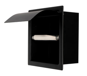 Alfi Brand Abtpc77-Bla Toilet Paper Holder, Black Matte