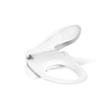 Kohler PureWash E545 Elongated Heated Bidet Toilet Seat, Warm Water, White with Side Panel, Quiet-Close Lid, Self-Cleaning Wand,