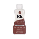 Rit Dye Liquid - Wide Selection of Colors - 8 Oz. (Cocoa Brown)