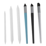 LIOOBO 6pcs Blending Sponge Pen Set for Oil Pastels and Sketching Soft Head Tools for Smooth Transitions Blending and Color Mixi