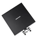 Rannsgeer Heavy Duty Metal Square Tray for Tripod Speaker Stand and Mobile TV Stand (15.8x15.8)