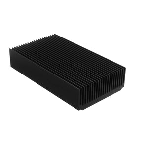 Aluminum Large Heatsink 4.72''x2.72''x1.06'' inch /120x69x27mm Heat Sink Cooling Black Oxide Radiator 22 Fin for Computer LED Po