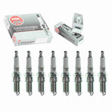 8 pc NGK V-Power Spark Plugs compatible with Cadillac Escalade 5.3L 5.7L 6.0L 6.2L V8 1999-2014