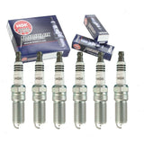 6 pc NGK Iridium IX Spark Plugs compatible with Ford Expedition 3.5L V6 2015-2019