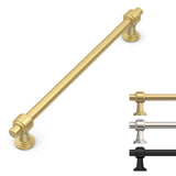 9BUILD 10 Pack 7.5 Inch Gold Kitchen Cabinet Handles Hardware Pulls for Cabinets and Drawers Zinc Alloy Cupboard Handles